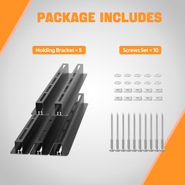 Ultrawall Overhead Garage Storage Rack, Heavy Duty Ceiling Storage Rack, 26 Inch Adjustable Ceiling Bin Storage System, 5 Sets for 4 Bins