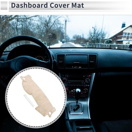 RATCHROLL Dashboard Cover Anti-Slip/Anti Dust Dash Cover Mat Carpet for Subaru Outback 2005-2009 Flannel Beige