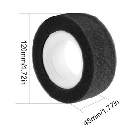 LAFEINA 120mm Dual Stage TPE Foam Fit 2.2 inch Wheel Tire, Sponge for 1/10 Scale RC Crawler Car SCX10 90046 TRX4