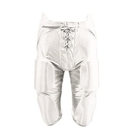 Sports Unlimited Integrated Dazzle Youth Football Pants - White-XXS