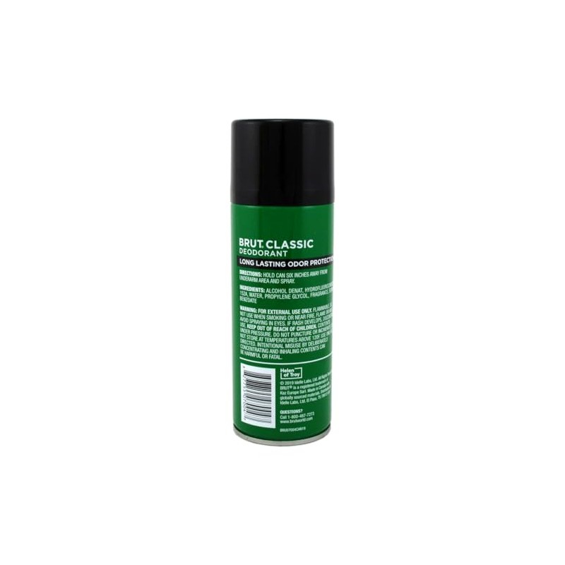 Brut Desodorante 10oz Aerosol Classic Scent Paquete