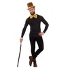 Tigerdoe Brown Top Hat and Bow Tie with Walking Scepter-