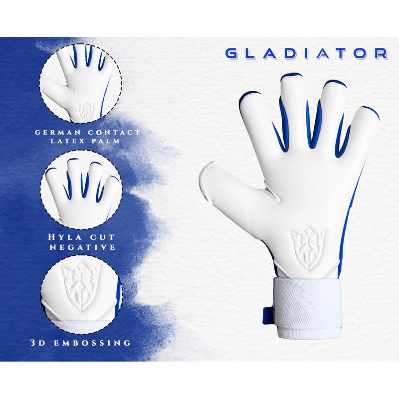 Keeperking GladiatorKing Negative Cut Professional Men's Goalkeeper Gloves with Professional
