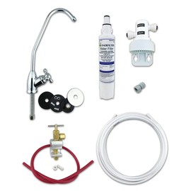 Finerfilters Deluxe Under-Sink Drinking Water Filter System, Remove Chlorine and Limescale, Full DIY Kit, Easily Change Filters Without Shutting Off Water Supply (6 Months (1 Filter) - Bobble Tap