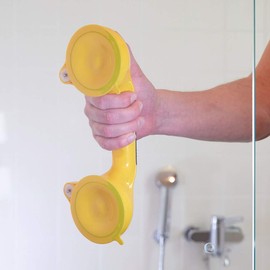Super Grip Suction Lifter with 2 Suction Cups, Vacuum Suction Cups up to 70 kg Load Capacity, Ideal as Glass Lifter and Plate Lifter, Transport Aid and Wall Holder in One