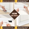 Door Draft Stopper 36 inches White, Single-Sided Sound Proof Door