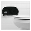 Tork Twin Toilet Paper Roll Dispenser Smoke for Conventional T24
