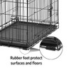 MidWest Homes for Pets Replacement Rubber Crate Feet, Large, Black,