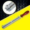 Steel Chain Saw Sharpening File Set Round Gauge File Handle