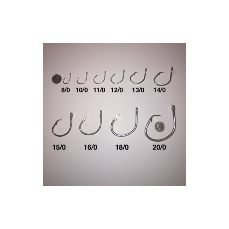 5' Shark Leader with Non Stainless Inline Circle Hook (20/0)