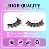 Losha Lashes Fluffy False Eyelashes 5D Volume Eye Lashes Kit