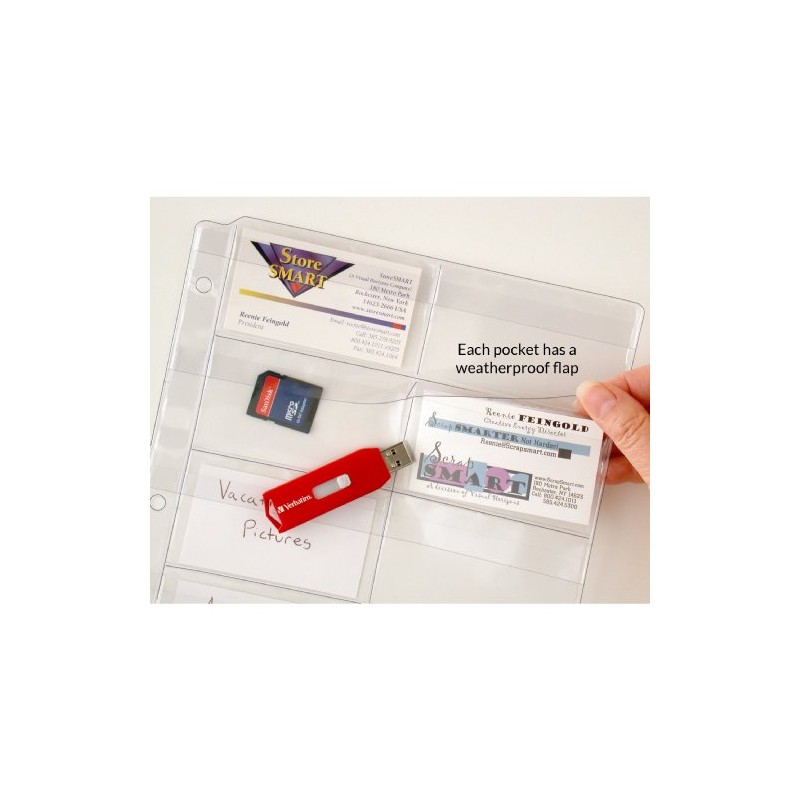StoreSMART® - Plastic Pages - Memory (SD) Cards and Business