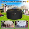 [2025 Upgraded 900D Fabric] Outdoor Fire Pit Cover for 48-50