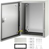 VEVOR Electrical Enclosure Box, 16'' ×12'' ×6'', Carbon Steel Hinged
