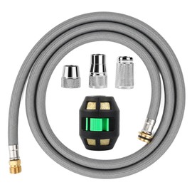 48293000 Shower Hose Extendible Tap Hose 1500 mm with Weight Ball and 3 Adaptors Part No. 48293000