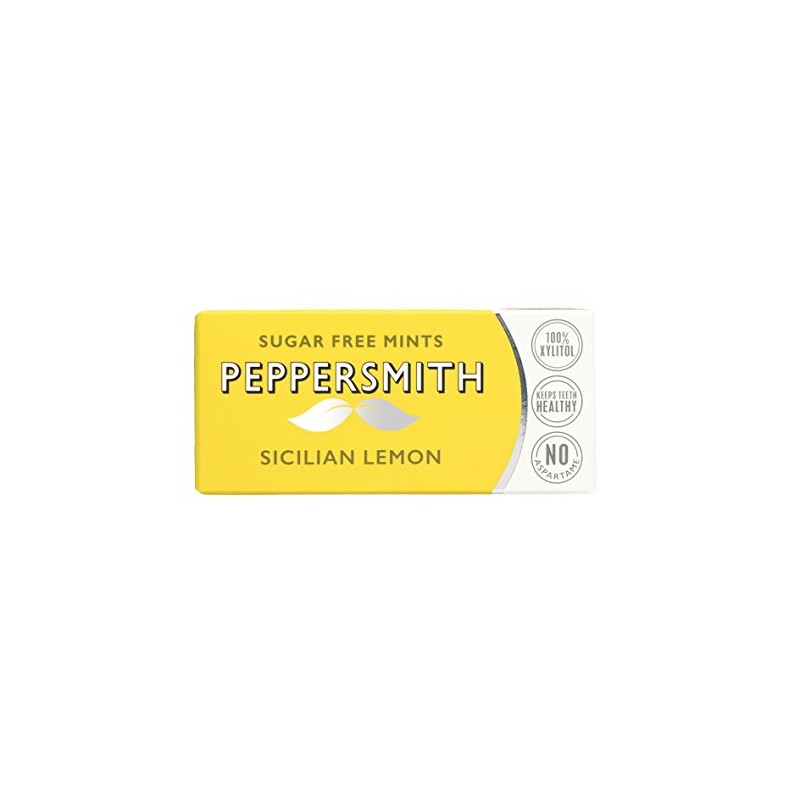 Peppersmith Sicilian Lemon and Fine English Fresh Mints 15 g
