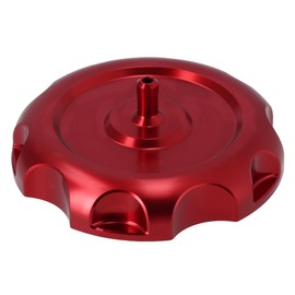 CNC Fuel Cap with Ventilation, 'Racing Look', Red - for Simson S50, S51, SR50, SR80, KR51 Schwalbe, SR4 Bird Series