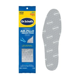 Dr. Scholl's (2 pack)Dr. Scholl's Air-Pillo With Memory Foam Insoles,Trim to Fit Insoles