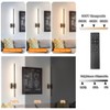 Ditoon Battery Operated Wall Sconce Set of 2, Black USB