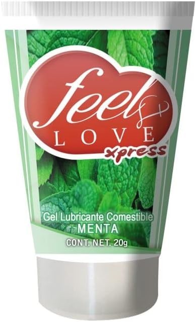 Gel Lubricante Comestible Sabor Menta Feel Love 20ml