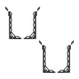 MCX Utility Bed Stiffener, Set of 2 - Matte Black Texture with Built-in Bottle Opener, Compatible with Toyota Tacoma 2024-2026 - Off-Road Rigidity, Extra Tie-Downs, Recessed CB Mount by Miller CAT