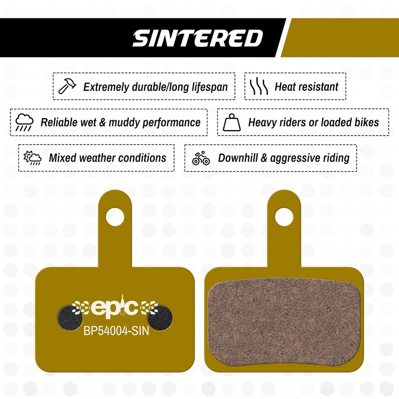epic Disc Brake Pads for Shimano Brakes | B01S, B05S,