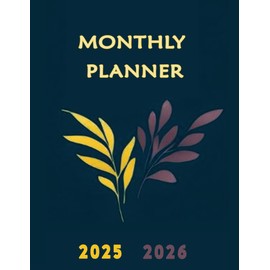 Monthly Planner 2025-2026 : Two year Agenda Calendar with Holidays: 26 Months (November 2024 through December 2026)