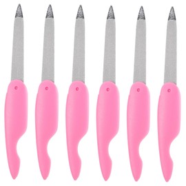 Gatuida 6Pcs Portable Nail Files Dual Sided Nail Shaping for Fingernails Compact Design for Easy Manicure Chic Durable Polishing Tools