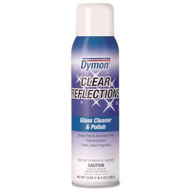 Dymon 38520 Clear Reflections Aerosol Mirror/Glass Cleaner, 19 oz., 12/Carton