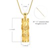 AIWENXI Cylinder Butterfly Urn Ashes Necklace for Women Men Cremation