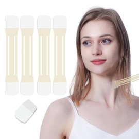 spacemor Neck Lifting Tapes, Neck Strips, Neck Stickers Lifting Invisible Lifting Tapes and Bands Lifter, Neck Makeup Patches (4pcs bands, 20pcs replace tapes)