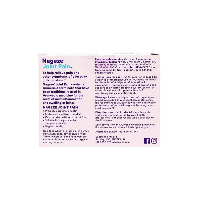 Nageze Joint Pain 30 Capsules