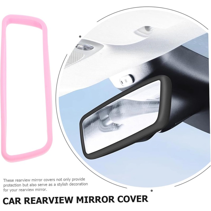 Protector Marco Espejo Retrovisor Trasero para Coche Compatible Model Y