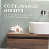 Ciieeo 4pcs Cotton Pad Jars with Lid Versatile Bathroom Organizers