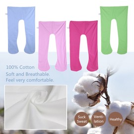 Pregnancy Pillow Cover, U Shaped Pillow Cover, Pregnancy Pillow Case Maternity Pillow Case Pillowcase with Removable Cotton Cover 57x30 Inch for Pregnancy Pillow Size 55.1" L x 31.1" W (Rose Red)