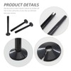3 Pack Black Pipe Covers, 3 Pieces Pipe Collars, 200mm