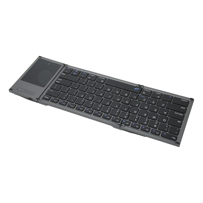 Portable Bluetooth Keyboard Foldable Multi Device Travel Keyboard with Touchpad