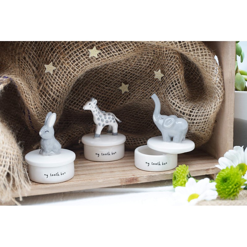 CGB Giftware | Baby Giraffe Tooth Box | Tooth Organiser