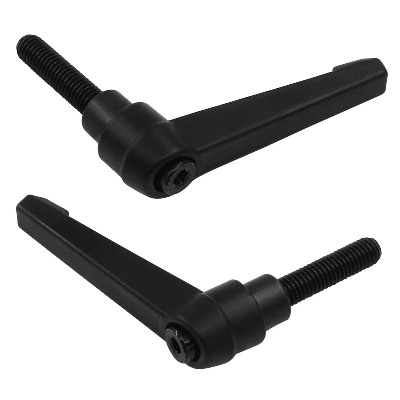 PHITUODA 2Pcs Adjustable Clamping Lever Handle M8 x 32mm Male