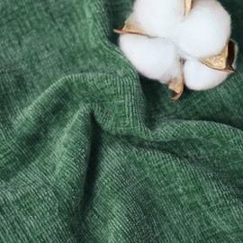 CaliTime Throw Pillow Covers Decorative 20 X 26 Inches Pack of 2 Cozy Chenille Standard Pillow Shams Cases for Couch Sofa Bed Living Room Home Dark Green