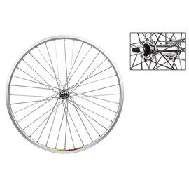 Weinmann ZAC19 MTB Front Wheel - 26" x 1.5, Alloy 3/8" Hub, 36H, Bolt-On, Silver