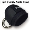 Ankle Strap(Single) for Cable Machine, Ankle Cuff for Kickbacks, Leg