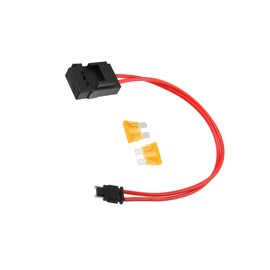 VekAuto 32V Low Profile Mini Fuse Adapter Tap Fuse Kit with 2pcs 5A Blade Style Fuse for Cars Boats Auto Accessories