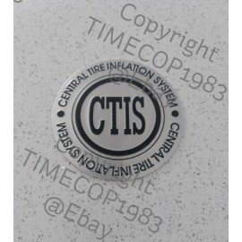 Hummer H1 CTIS Metal Wheel Center Cap Insert Lug Cover Logo Hutchinson Emblem