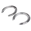 4pcs Horseshoes Aluminum Alloy Light Weight Reliable Practical Horse Riding