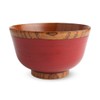 J-kitchens Wooden Soup Bowl Bristles Verbena Φ11.2 x 7cm