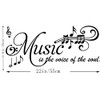 Music is The Voice of The Soul Vinyl Wall Art