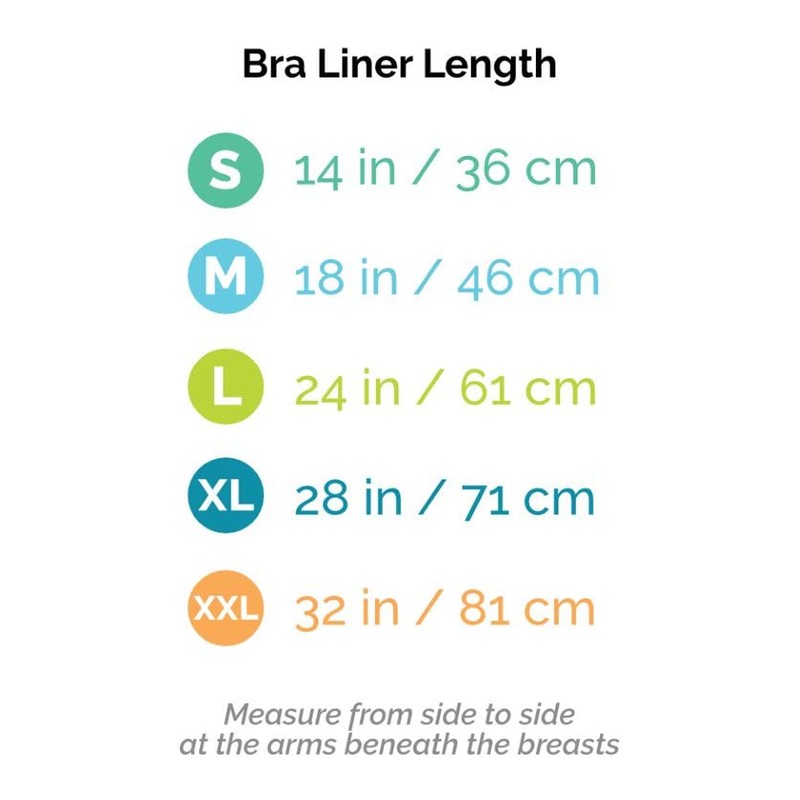 More of Me to Love Bamboo Bra Liner 9-Pack Large
