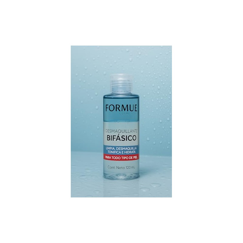 Desmaquillante Bifásico, Limpiador Facial Formue 120 ml.