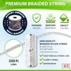 Bright White Twine String - #18 Strong Nylon String -